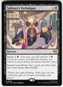 Splinter's Technique 80 Teenage Mutant Ninja Turtles Magic the Gathering - Image 1