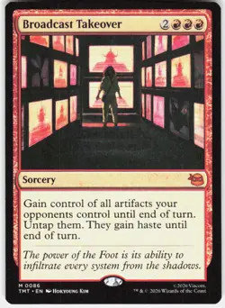 Broadcast Takeover 86 Teenage Mutant Ninja Turtles Magic the Gathering - Image 1