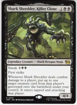 Shark Shredder Killer Clone 73 Teenage Mutant Ninja Turtles Magic the Gathering - Image 1