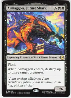 Armaggon Future Shark 58 Teenage Mutant Ninja Turtles Magic the Gathering - Image 1