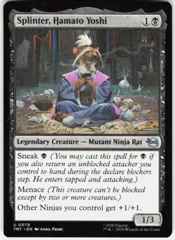 Splinter Hamato Yoshi 79 Teenage Mutant Ninja Turtles Magic the Gathering - Image 1