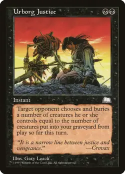 Urborg Justice (084) Weatherlight WTH MTG Magic - Image 1