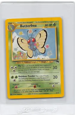 Butterfree 9/18 - NON-HOLO - Southern Island - Vintage WOTC Pokemon CARD - NM/LP - Image 1