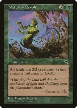 Nature's Revolt (240) Tempest TMP MTG Magic - Image 1
