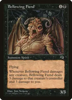 Bellowing Fiend (108) Tempest TMP MTG Magic - Image 1