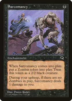 Sarcomancy (154) Tempest TMP MTG Magic - Image 1
