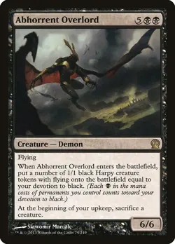 Abhorrent Overlord (075) Theros THS MTG Magic - Image 1