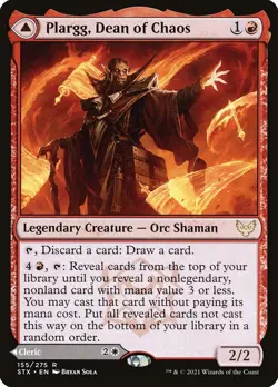 Plargg, Dean of Chaos // Augusta, Dean of Order (155) Strixhaven STX MTG - Image 1