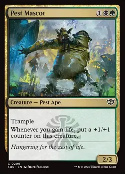 Pest Mascot Foil (209) Secrets of Strixhaven SOS MTG Magic - Image 1