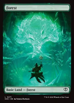 Forest (271) Full Art Secrets of Strixhaven SOS MTG Magic - Image 1