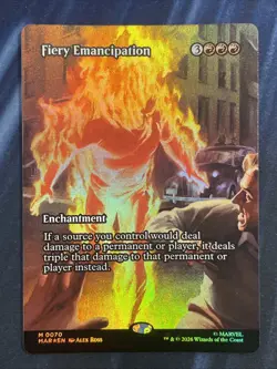 Fiery Emancipation (Borderless) Marvel Universe Eternal-Legal Foil🔥🔥🔥 - Image 1