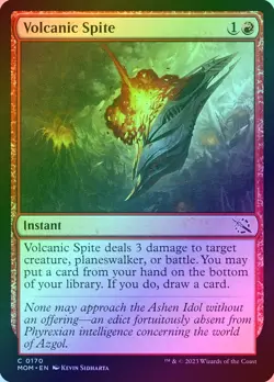 Volcanic Spite Foil (170) March of the Machine MOM MTG Magic - Image 1