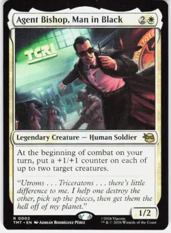 Agent Bishop Man in Black 2 Teenage Mutant Ninja Turtles Magic the Gathering - Image 1