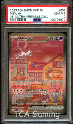 PSA 10 GEM MINT Mew Ex 053 SVP ALTERNATE ART 151 PROMO SVP053 Pokemon Card 870 - Image 1