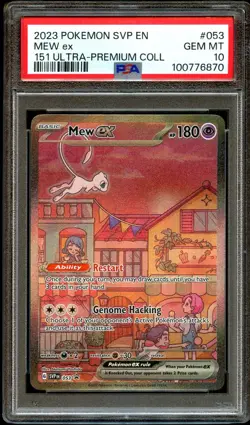 PSA 10 GEM MINT Mew Ex 053 SVP ALTERNATE ART 151 PROMO SVP053 Pokemon Card 870 - Image 2