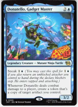 Donatello Gadget Master 35 Teenage Mutant Ninja Turtles Magic the Gathering - Image 1