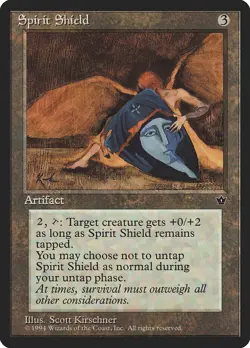Spirit Shield (090) Fallen Empires FEM MTG Magic - Image 1