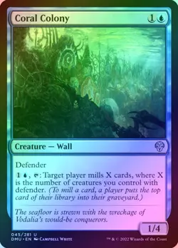 Coral Colony Foil (045) Dominaria United DMU MTG Magic - Image 1