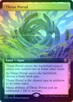 Thran Portal Foil (422) Extended Art Dominaria United DMU MTG Magic - Image 1