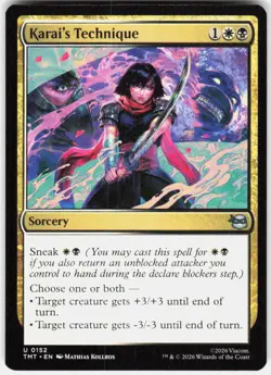 Karai's Technique 152 Teenage Mutant Ninja Turtles Magic the Gathering - Image 1