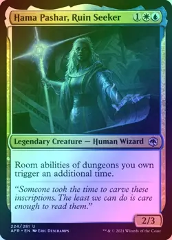 Hama Pashar, Ruin Seeker Foil (224) Adventures in the Forgotten Realms AFR MTG - Image 1