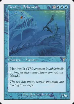 Benthic Behemoth (063) Seventh Edition 7ED MTG Magic - Image 1