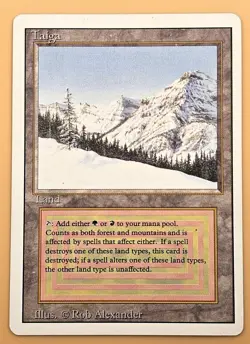 Taiga (287) Revised Edition 3ED MTG Magic 10012 - Image 1