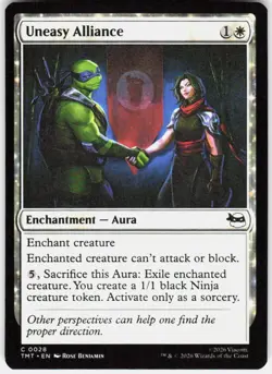 Uneasy Alliance 28 Teenage Mutant Ninja Turtles Magic the Gathering - Image 1