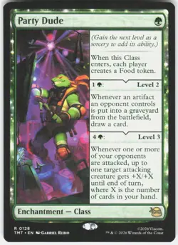 Party Dude 128 Teenage Mutant Ninja Turtles Magic the Gathering - Image 1