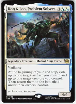 Don & Leo Problem Solvers 143 Teenage Mutant Ninja Turtles Magic the Gathering - Image 1