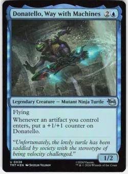 Donatello Way with Machines Foil 38 TMNT Magic the Gathering - Image 1