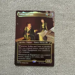 Sokka and Suki (Borderless) Avatar: The Last Airbender: Eternal-Legal Foil - Image 1