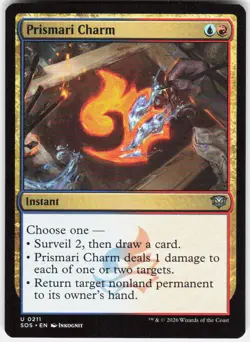 Prismari Charm 211 Secrets of Strixhaven Magic the Gathering - Image 1