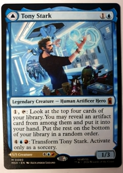 Tony Stark / The Invincible Iron Man - Mythic - MTG Marvel Super Heroes 0080 NM - Image 1
