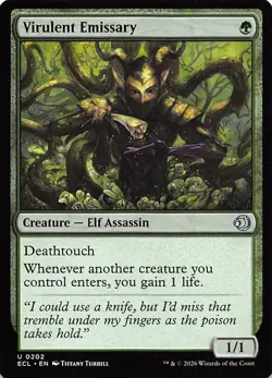 Virulent Emissary 202 Lorwyn Eclipsed Magic the Gathering - Image 1