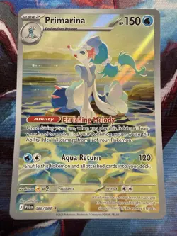 Pokemon TCG Primarina 088/084 Illustration Rare Pitch Black Holo - Image 1