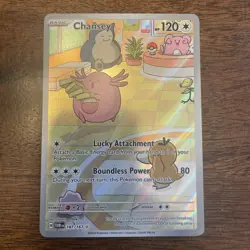 Pokemon Chansey Illustration Twilight Masquerade #187/167 - Image 1