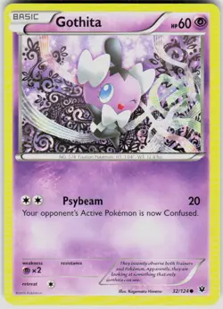 Gothita 32/124 XY Fates Collide Pokemon - Image 1