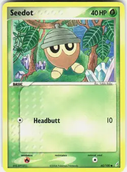 Seedot 60/100 Crystal Guardians Pokemon - Image 1