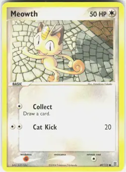 Meowth 69/112 FireRed & LeafGreen Pokemon - Image 1