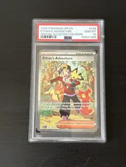 Ethan's Adventure 236/182 Special Illustration Rare Pokemon PSA 10 - Image 1