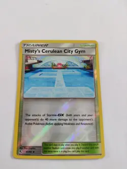 61/68 Misty's Cerulean City Gym | Uncommon Reverse Holo Pokemon TCG Hidden Fates - Image 1