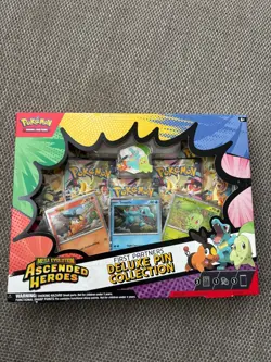 Pokemon TCG Ascended Heroes Deluxe Pin Collection New Sealed - Image 1