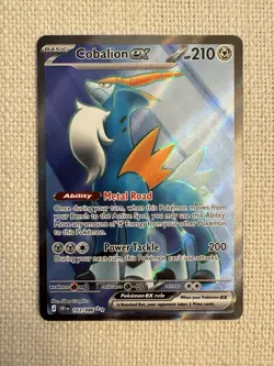 Cobalion ex Full Art Rare 103/086 Chaos Rising Pokemon TCG NM - Image 1