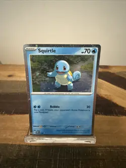 Pokemon - Squirtle 048 Black Star Promo LP SWIRL - Image 1