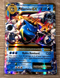 Pokemon M Blastoise EX 22/108 Holo – XY Evolutions Ultra Rare - Image 1