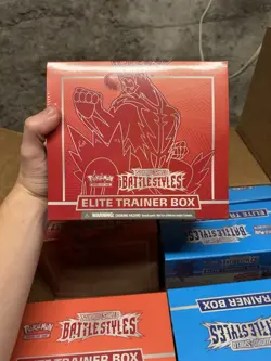 Pokemon TCG: Battle Styles Elite Trainer Box ETB Sealed Red - Image 1