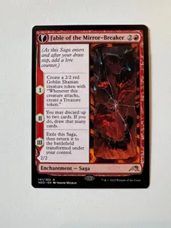 MTG Fable of the Mirror-Breaker Kamigawa: Neon Dynasty #141 Magic Card Rare NM - Image 1