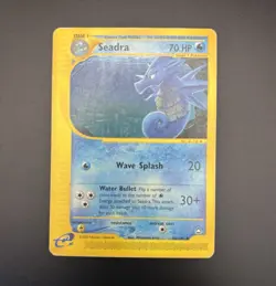 Pokemon Seadra Aquapolis Reverse Holo Uncommon 70HP 58/147 English - Image 1