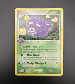 Pokemon Weezing EX Delta Species Reverse Holo Rare 70HP 33/113 English 2005 - Image 1